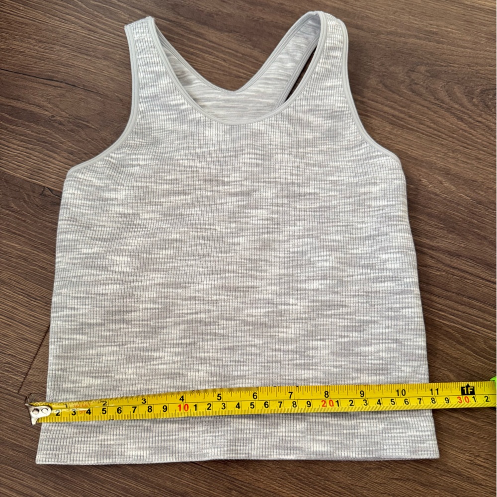 DSG Womens Performance Shelf Bra Tank Printed Gray Sports Bra Tank Size Small - Picture 4 of 5